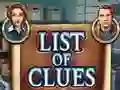 List of clues — free online game