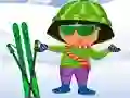 Dora Ski Dress up — free online game