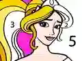 Princess Coloring By Number — free online game