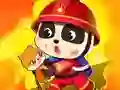 Little Panda Fireman — free online game