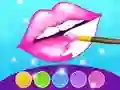 Glitter Lips Coloring Game — free online game