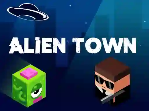 Гульня Alien Town онлайн