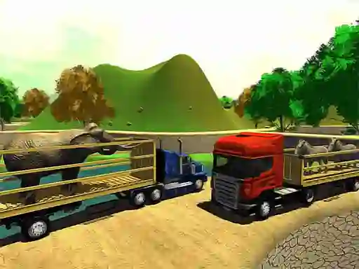 Offroad Animal Truck Transport Simulator 2020 — free online game