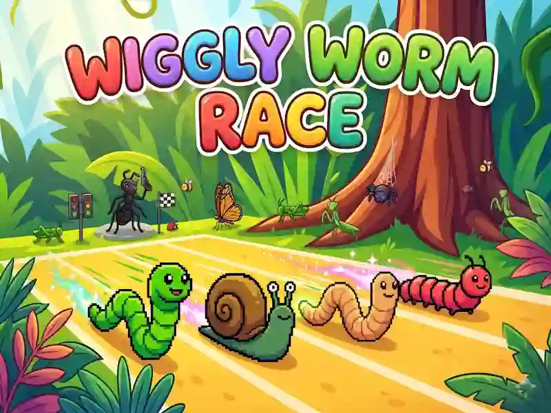 Wiggly Worm Race — free online game