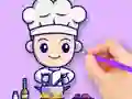 Coloring Book: Chef — free online game