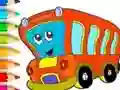 Coloring Book: Bus — free online game