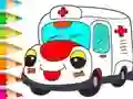 Coloring Book: Ambulance — free online game