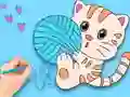 Coloring Book: Cute Cat — free online game