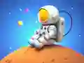 Coloring Book: Spaceman Sitting — free online game