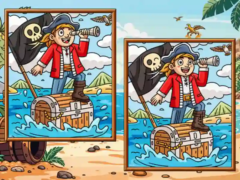 Pirates Find the Diffs — δωρεάν online παιχνίδι