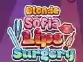 Blonde Sofia: Lips Surgery — free online game