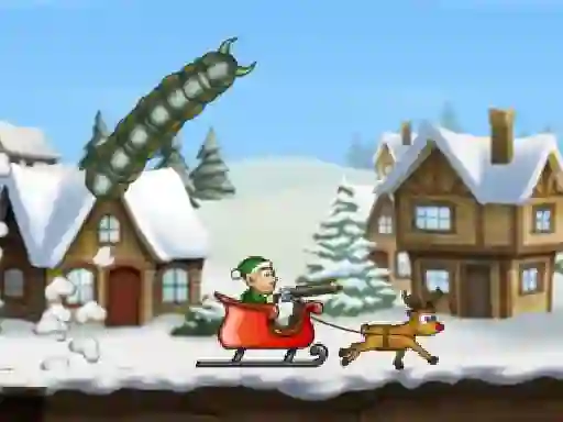 Effing Worms Xmas — безкоштовна онлайн гра