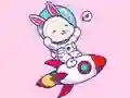 Coloring Book: Rabbit Astronaut — free online game