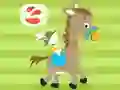 Coloring Book: Riding Horse — free online game