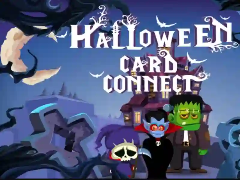 Halloween Card Connect — free online game