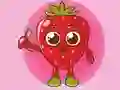 Coloring Book: Delicious Strawberries — free online game