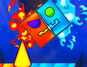 Peli Fire And Water Geometry Dash verkossa
