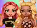 Rainbow Girls Dress Up Challenge — free online game