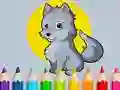 Coloring Book: Wolf — free online game