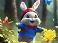 Jigsaw Puzzle: Running Rabbit — free online game