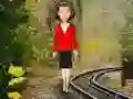 Girl Escape From Railway Track — free online game