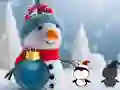 Christmas Snowman Garden Escape — free online game