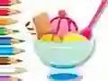 Coloring Book: Ice Cream Sundae — free online game