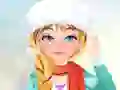 Blonde Sofia: Winter Makeover — free online game