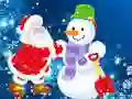 Santa Claus and Snowman Jigsaw — free online game