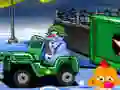 Monkey Go Happy Stage 487 Snowmen Army — free online game
