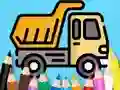 Coloring Book: Dump-Truck — free online game