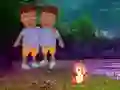 Twins Escape From Night Forest — free online game
