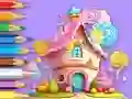 Coloring Book: Lollipop House — free online game