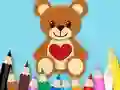 Coloring Book: Toy Bear — free online game