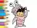 Coloring Book: Monster Costume Girl — free online game