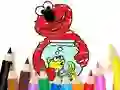 Coloring Book: Elmo New Friend — free online game
