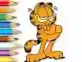 Coloring Book: Garfield Hamburger — free online game