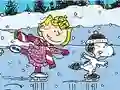 Jigsaw Puzzle: Snoopy Skating — free online game