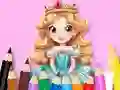 Coloring Book: Flower Princess — free online game