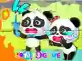 Jigsaw Puzzle: Baby Panda Firework — free online game