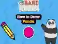 We Bare Bears How to Draw Panda — free online game