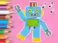 Coloring Book: Robot Dancing — free online game