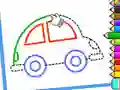 Toddler Drawing: Cute Car — free online game