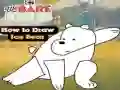 We Bare Bears How to Draw Ice Bear — free online game