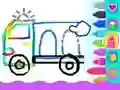 Toddler Drawing: Ambulance — free online game