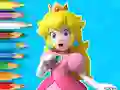 Coloring Book: Young Princess Peach — free online game