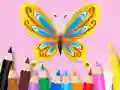 Coloring Book: Beautiful Butterfly — free online game