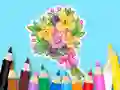 Coloring Book: Love Bouquet — free online game