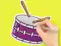 Coloring Book: Star Drum — free online game