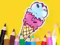 Coloring Book: Cool Ice Cream — free online game